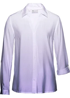 Blusa de viscosa fluida Mujer Camisas Y Blusas