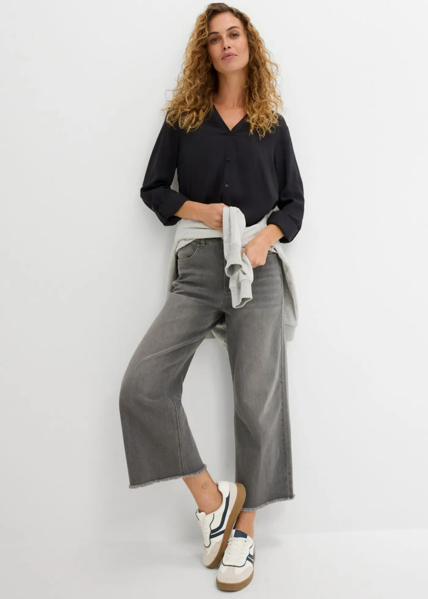 Discount Blusa de viscosa fluida Mujer Camisas Y Blusas
