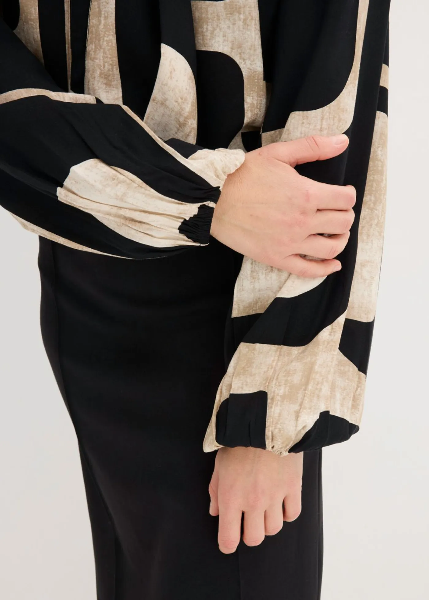 Online Blusa de viscosa fluida Mujer Camisas Y Blusas