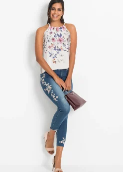 Online Blusa de viscosa fluida Mujer Camisas Y Blusas|Camisetas