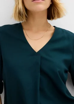 Hot Blusa de viscosa fluida Mujer Camisas Y Blusas