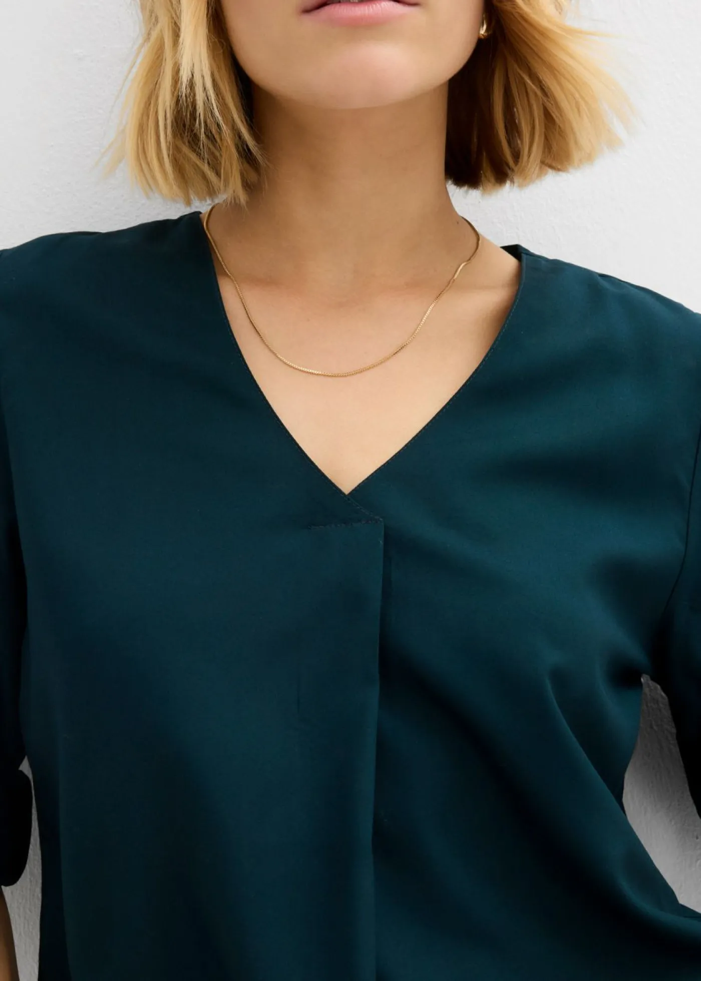 Hot Blusa de viscosa fluida Mujer Camisas Y Blusas
