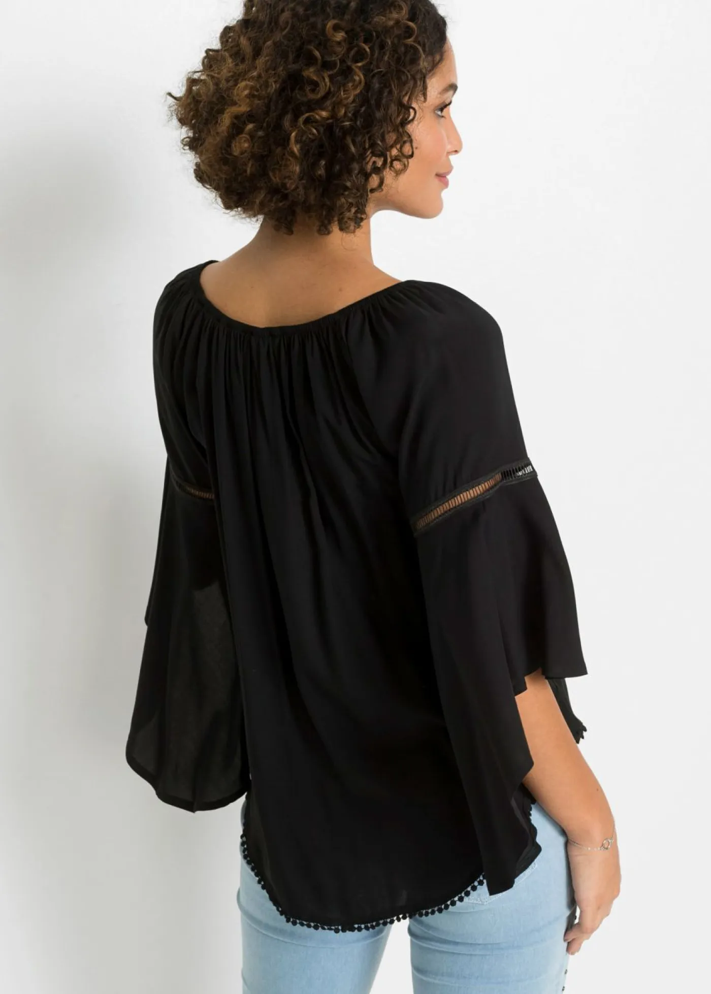 Online Blusa de viscosa pura Mujer Camisas Y Blusas