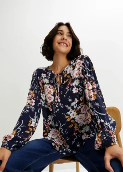New Blusa de viscosa pura Mujer Camisas Y Blusas