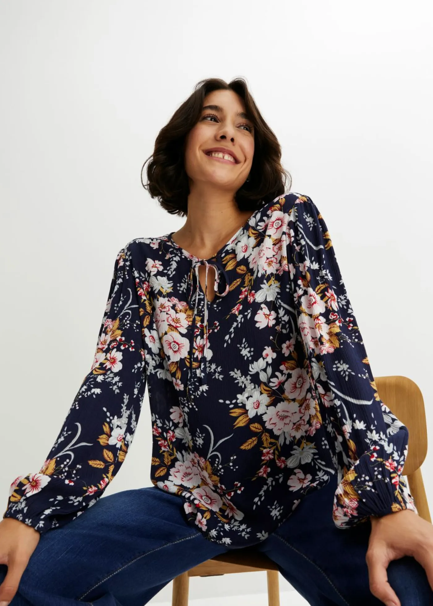 New Blusa de viscosa pura Mujer Camisas Y Blusas