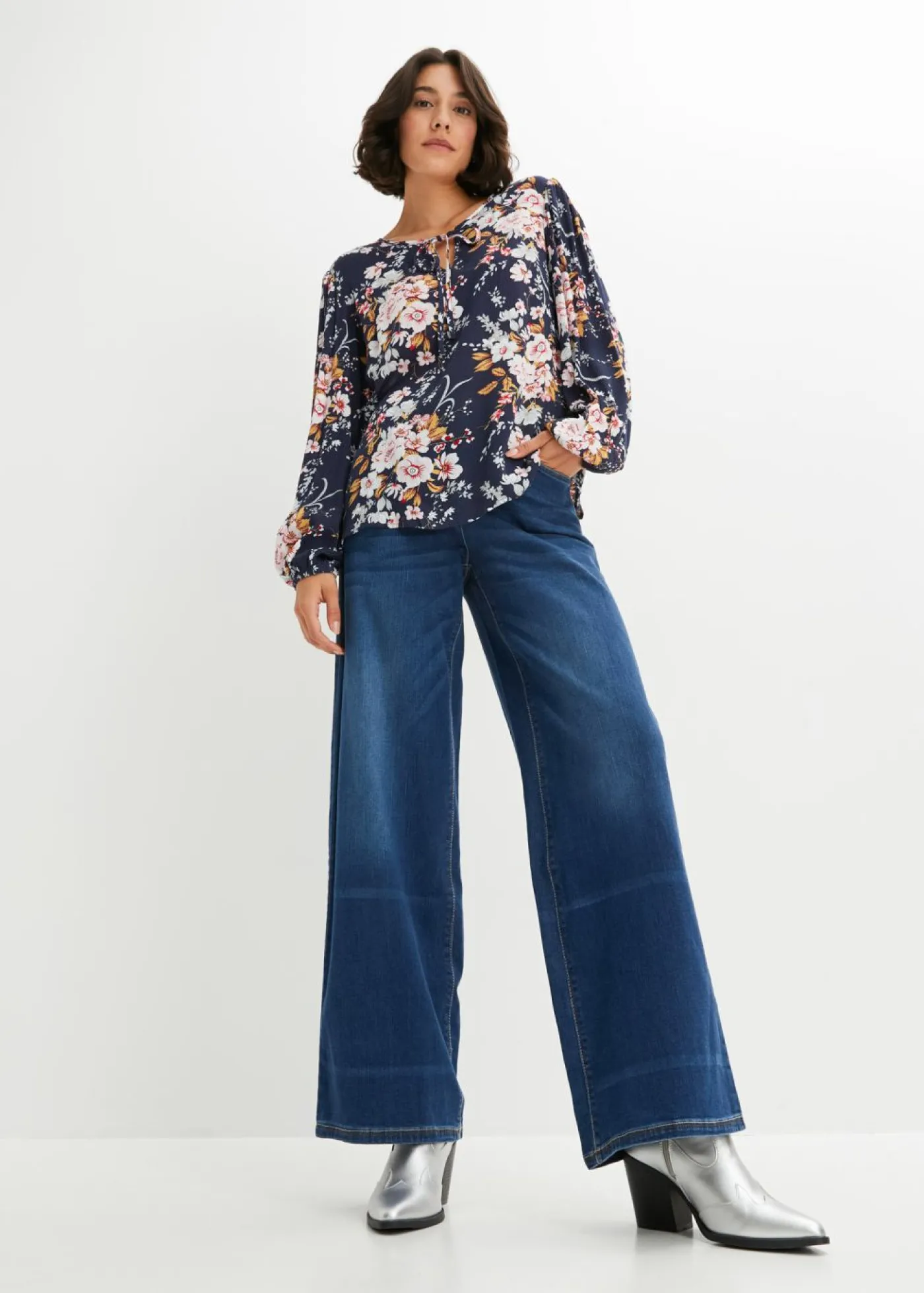 New Blusa de viscosa pura Mujer Camisas Y Blusas
