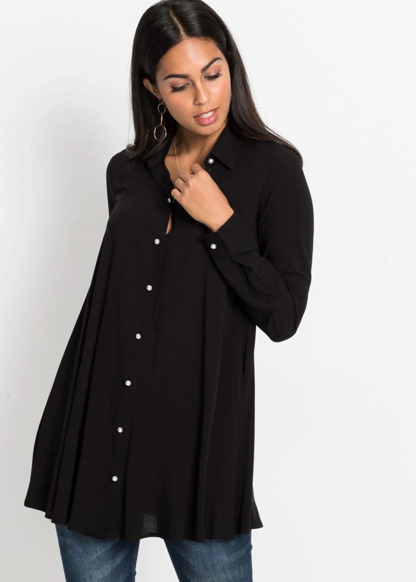 Sale Blusa de viscosa pura Mujer Camisas Y Blusas