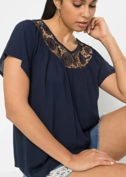 Discount Blusa de viscosa pura Mujer Camisas Y Blusas