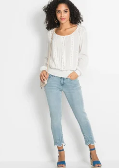 Blusa de viscosa suave Mujer Camisas Y Blusas