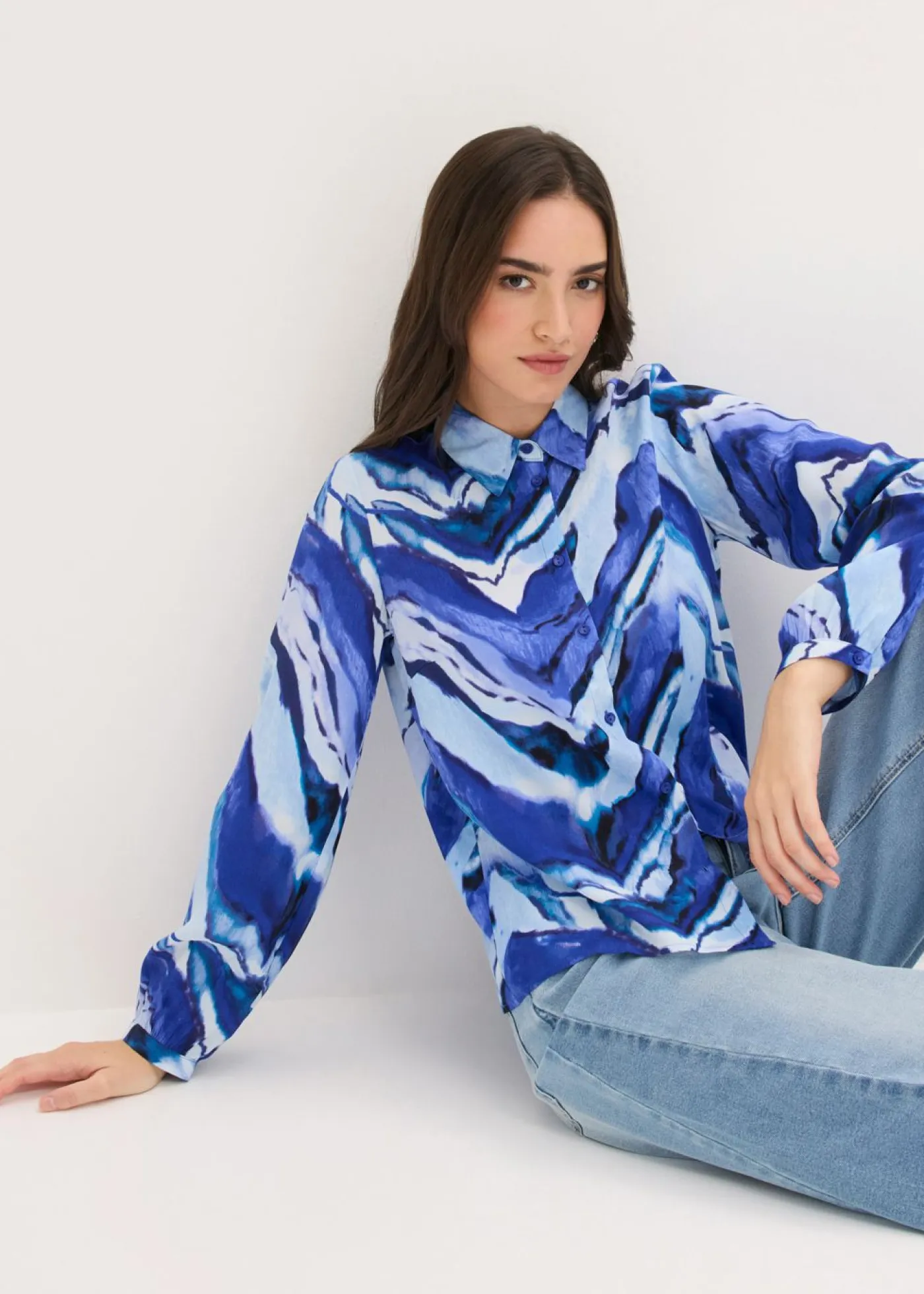 Online Blusa estampada Mujer Camisas Y Blusas