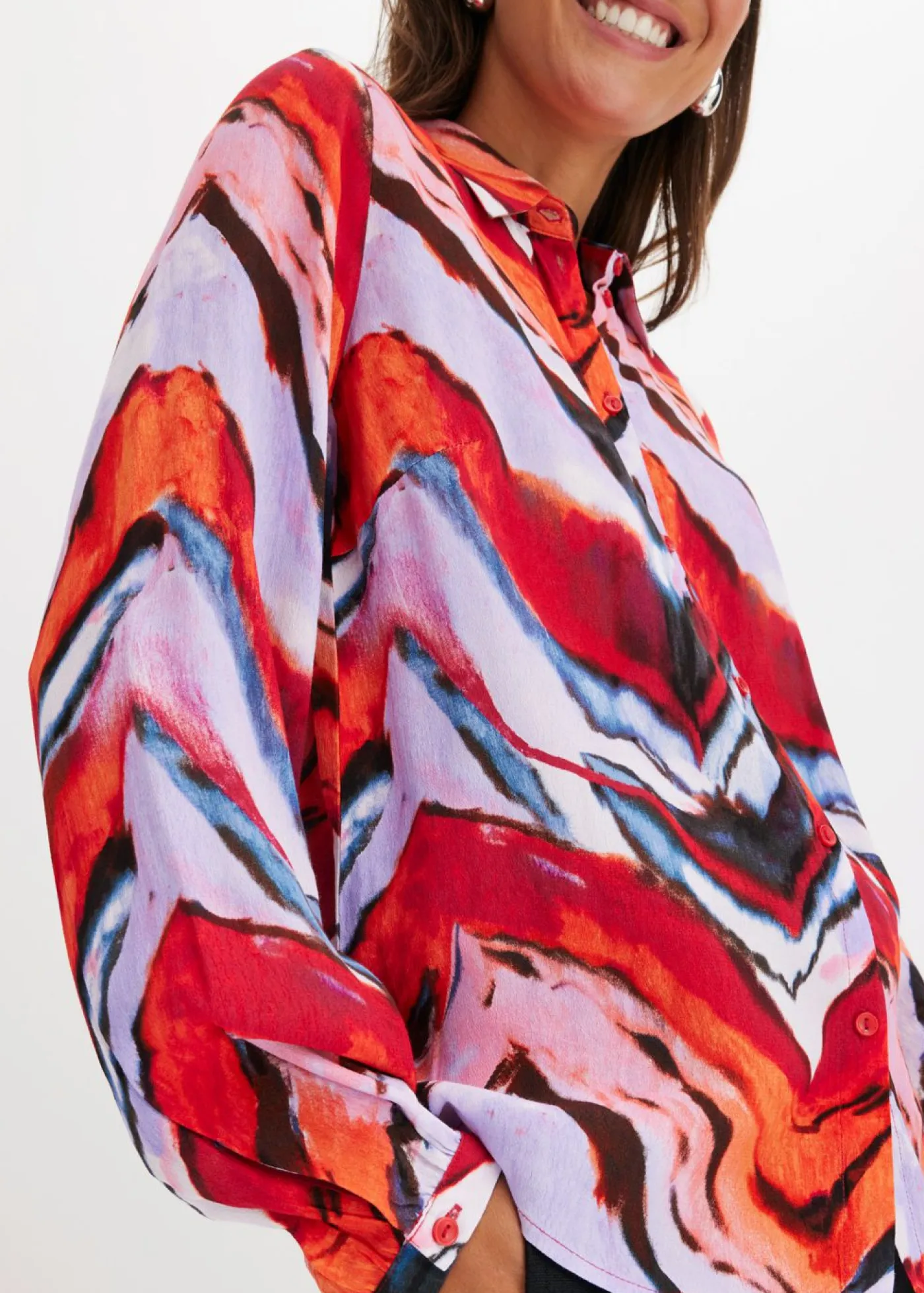 Sale Blusa estampada Mujer Camisas Y Blusas