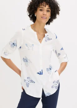 Sale Blusa estampada de viscosa Mujer Camisas Y Blusas