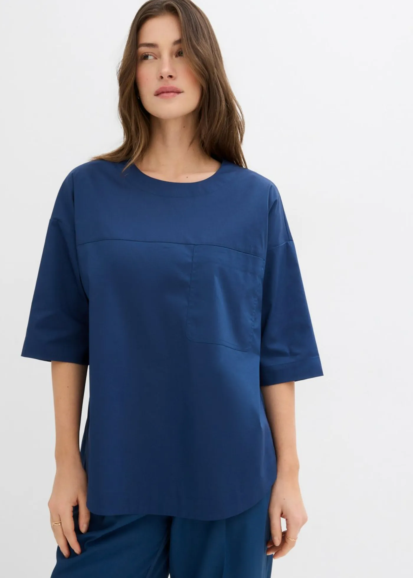 New Blusa holgada Mujer Esenciales|Camisas Y Blusas