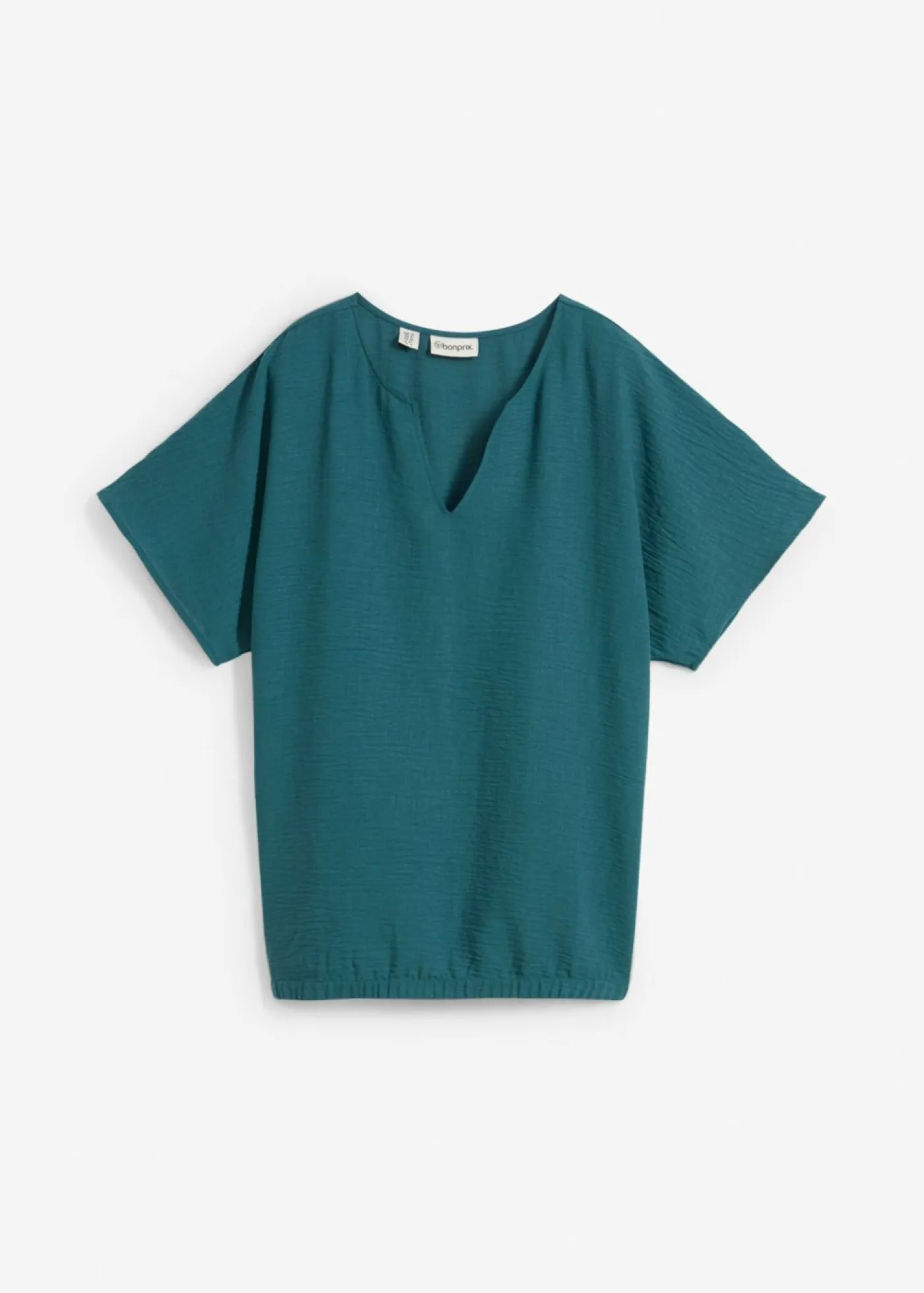 Sale Blusa holgada con dobladillo elástico Mujer Camisas Y Blusas