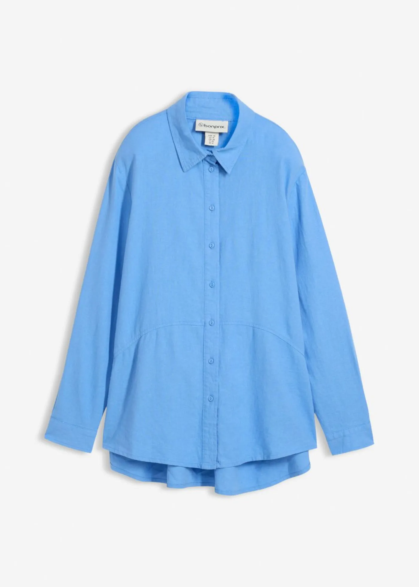 Best Blusa holgada de mezcla de lino Mujer Camisas Y Blusas|Novedades