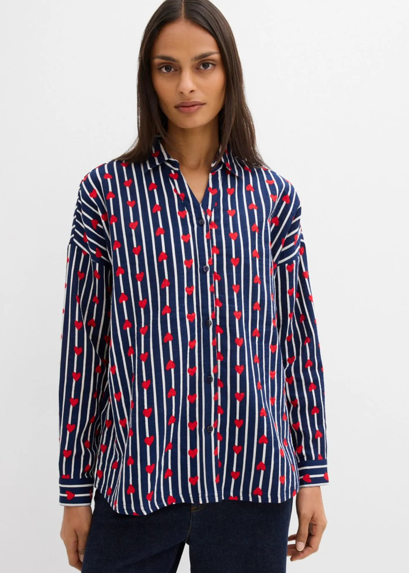 Sale Blusa holgada de muselina suave Mujer Camisas Y Blusas