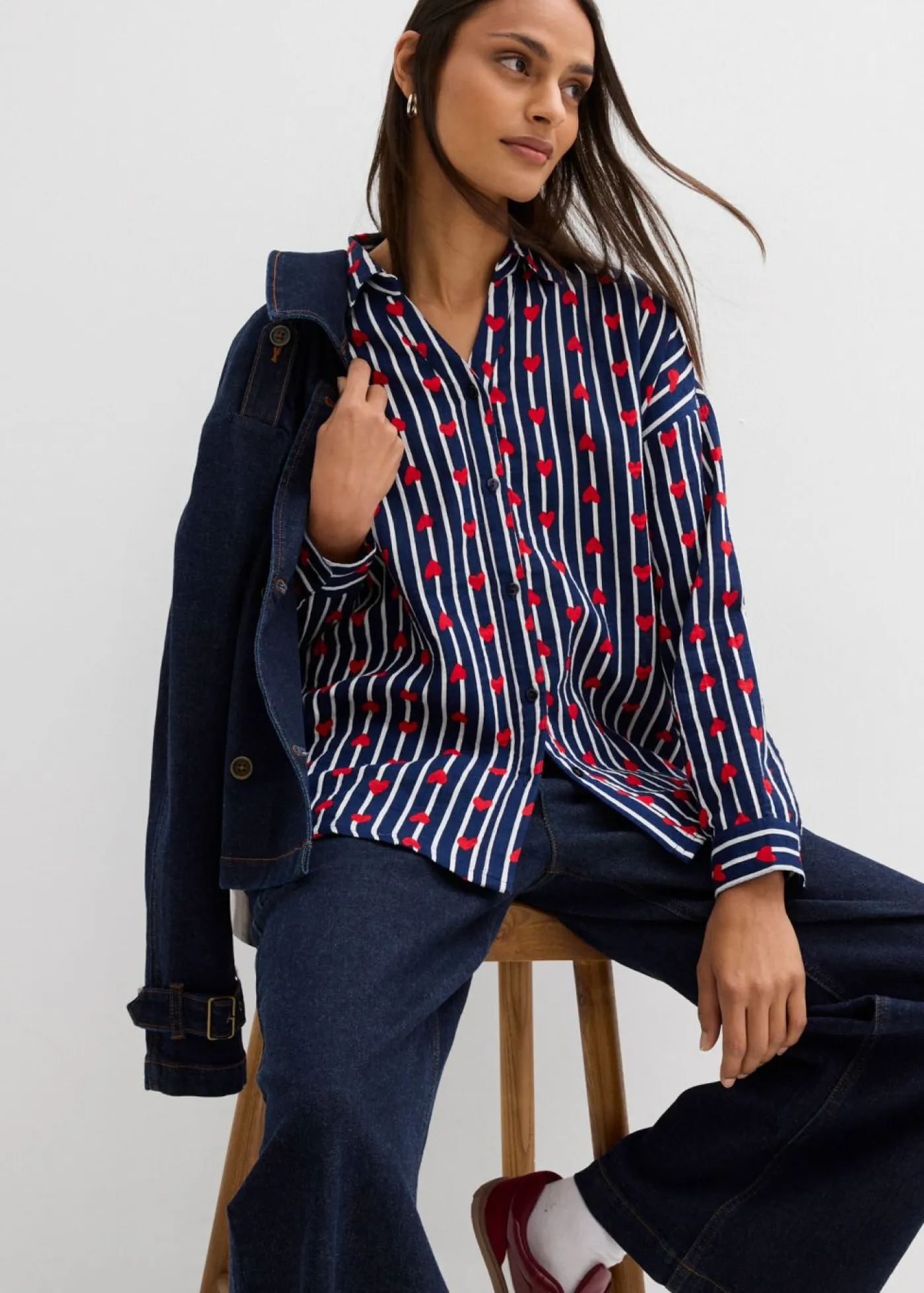 Sale Blusa holgada de muselina suave Mujer Camisas Y Blusas