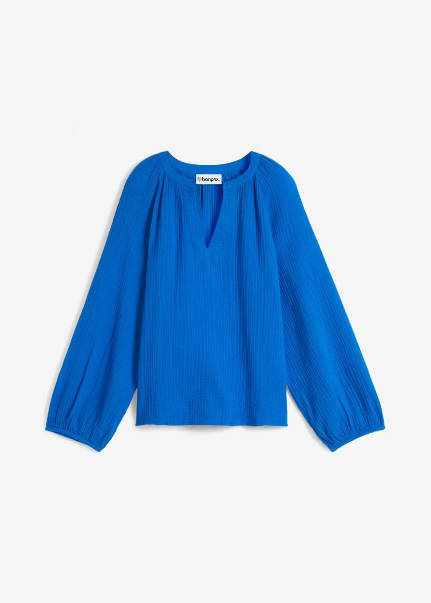 Outlet Blusa holgada de muselina Mujer Camisas Y Blusas|Novedades
