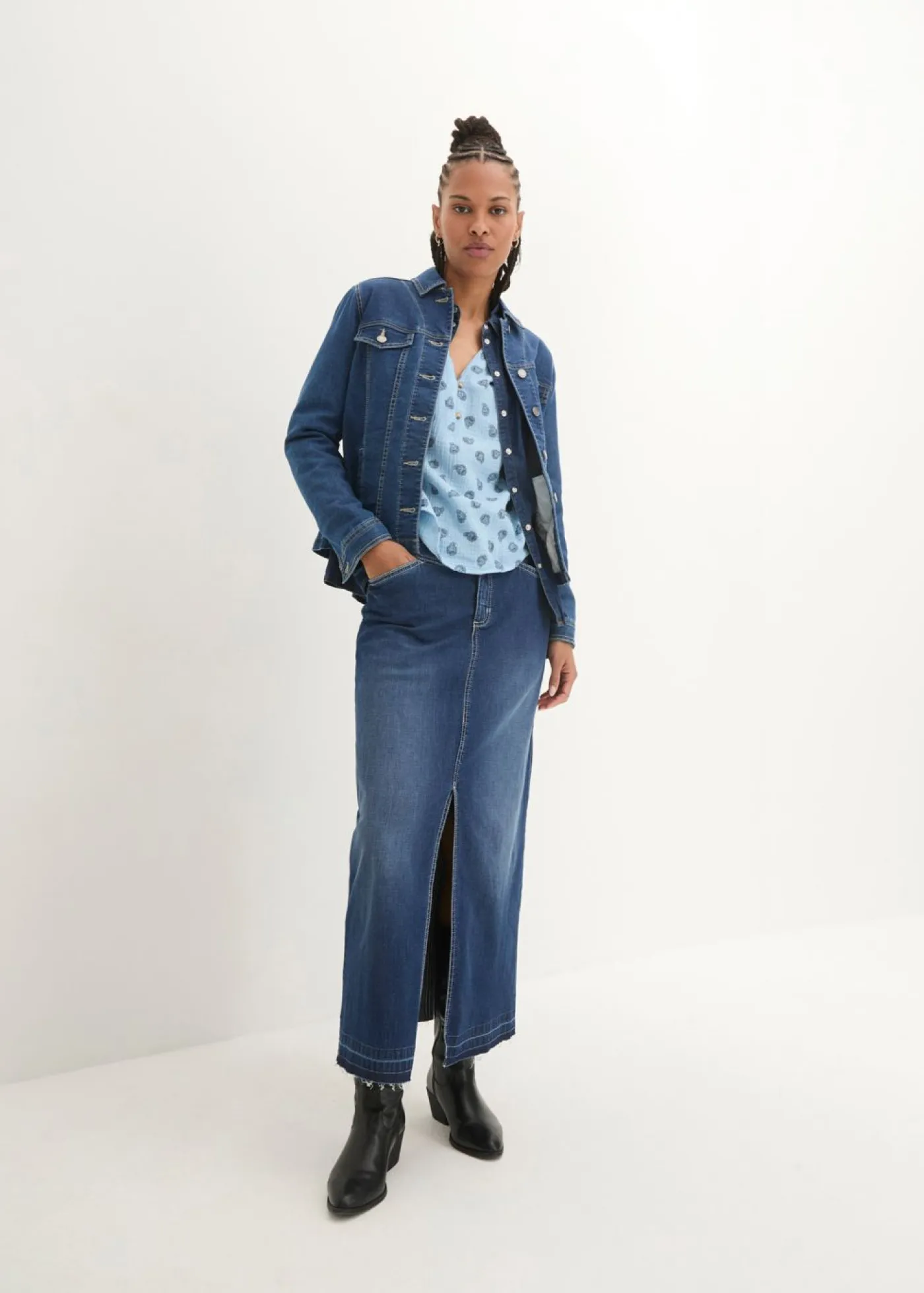 Online Blusa holgada de muselina vaporosa Mujer Camisas Y Blusas