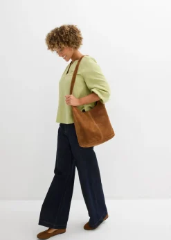 Sale Blusa holgada de muselina Mujer Novedades|Camisas Y Blusas