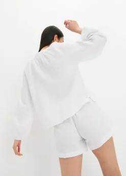 Blusa holgada de muselina Mujer Camisas Y Blusas|Novedades