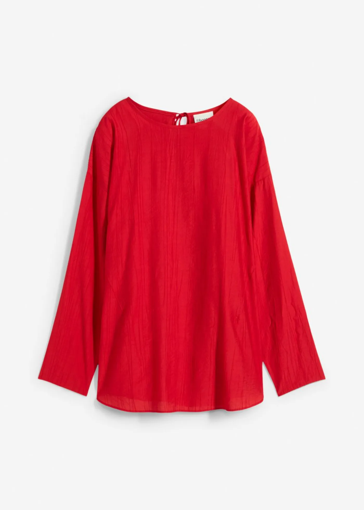 Best Blusa holgada tipo túnica de mezcla de viscosa arrugada con estructura Mujer Conjuntos De Ropa|Esenciales