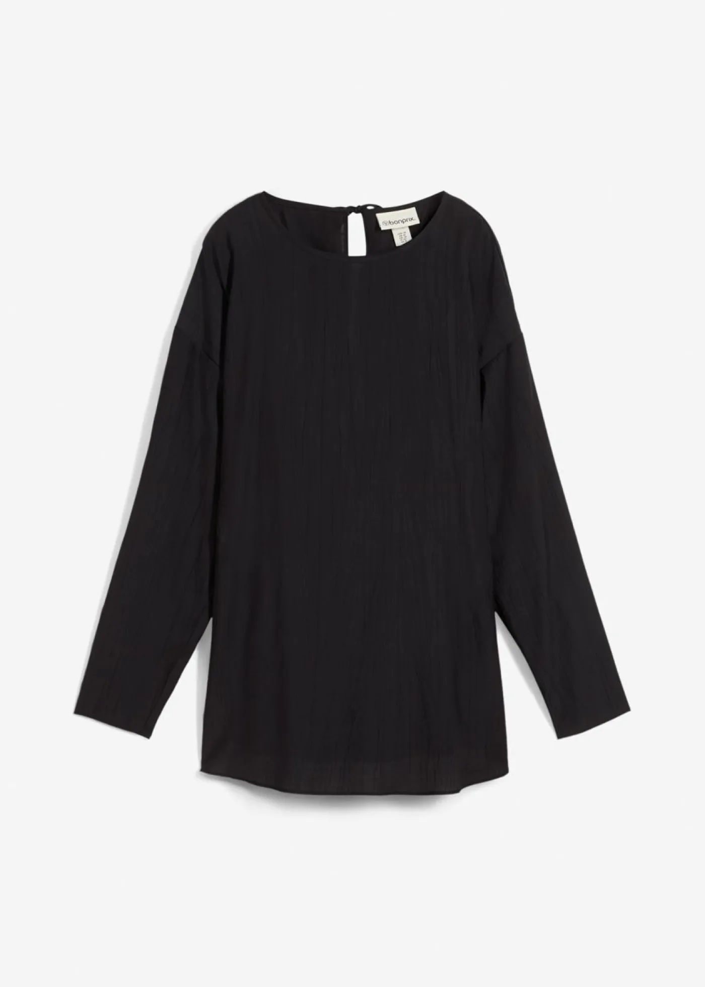 Hot Blusa holgada tipo túnica de mezcla de viscosa arrugada con estructura Mujer Conjuntos De Ropa|Esenciales