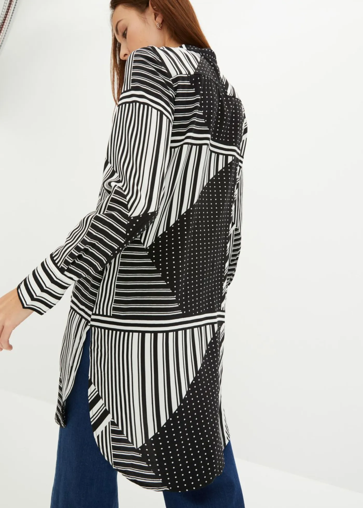 Outlet Blusa larga Mujer Camisas Y Blusas