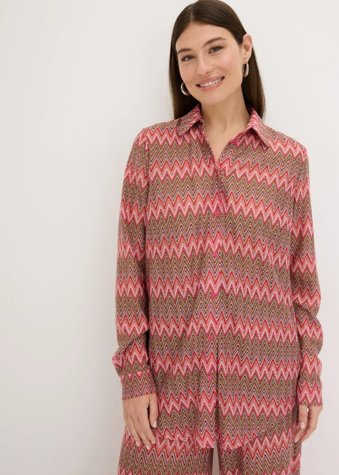 Online Blusa larga con aspecto de ganchillo Mujer Conjuntos De Ropa|Camisas Y Blusas