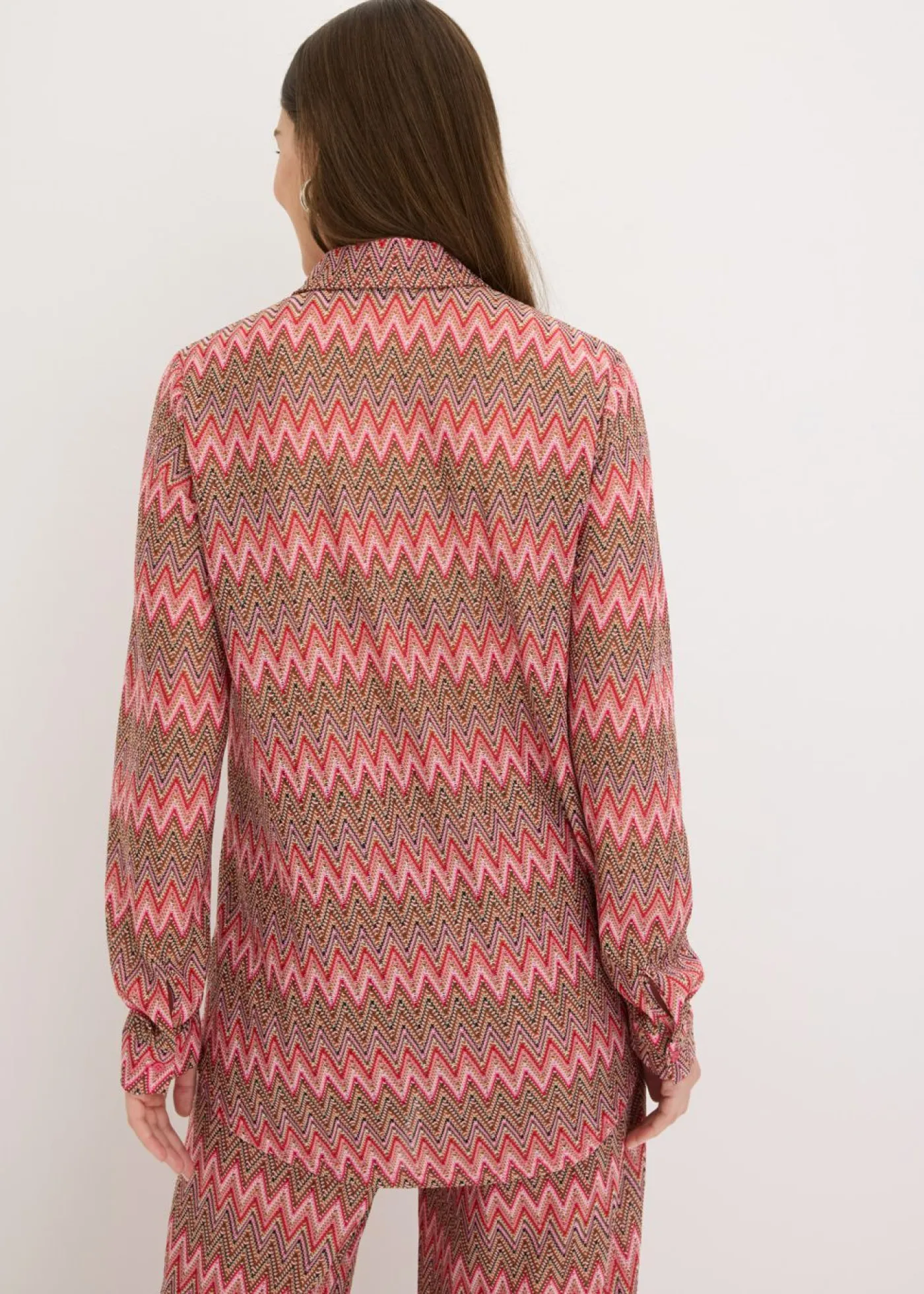 Online Blusa larga con aspecto de ganchillo Mujer Conjuntos De Ropa|Camisas Y Blusas