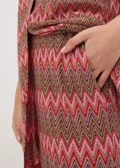 Online Blusa larga con aspecto de ganchillo Mujer Conjuntos De Ropa|Camisas Y Blusas