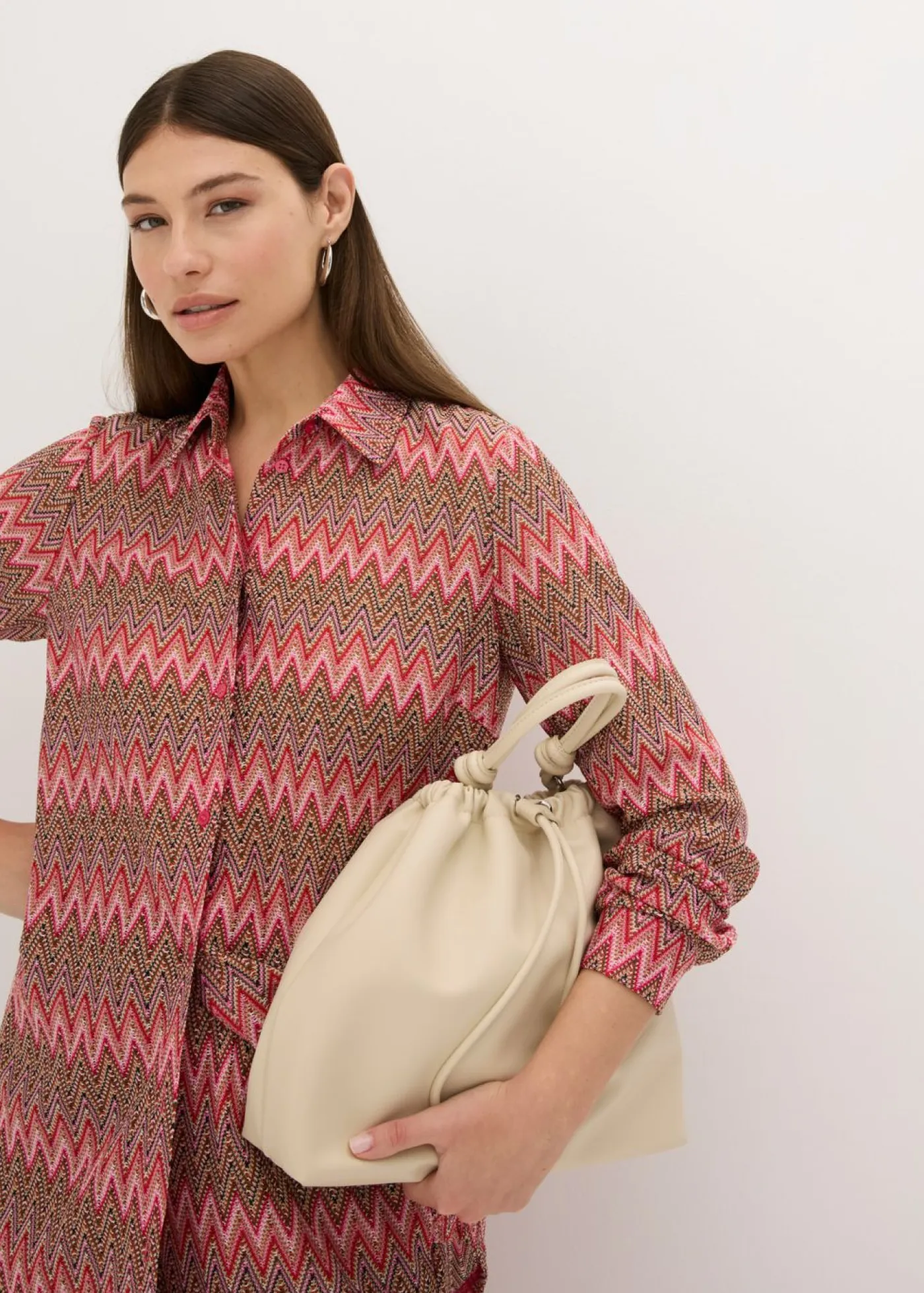 Online Blusa larga con aspecto de ganchillo Mujer Conjuntos De Ropa|Camisas Y Blusas