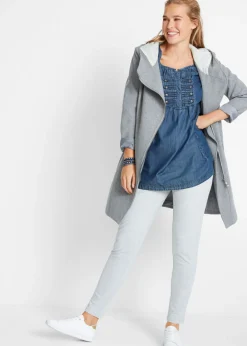 Best Blusa larga con corte en A Mujer Camisas Y Blusas