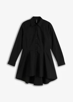 Online Blusa larga con volante Mujer Camisas Y Blusas