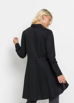 Online Blusa larga con volante Mujer Camisas Y Blusas