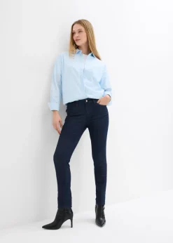 Clearance Blusa larga de algodón puro Mujer Camisas Y Blusas