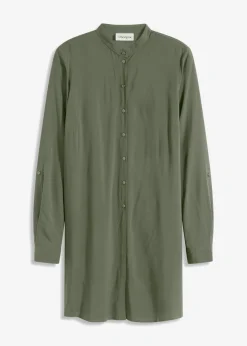Discount Blusa larga de viscosa Mujer Camisas Y Blusas