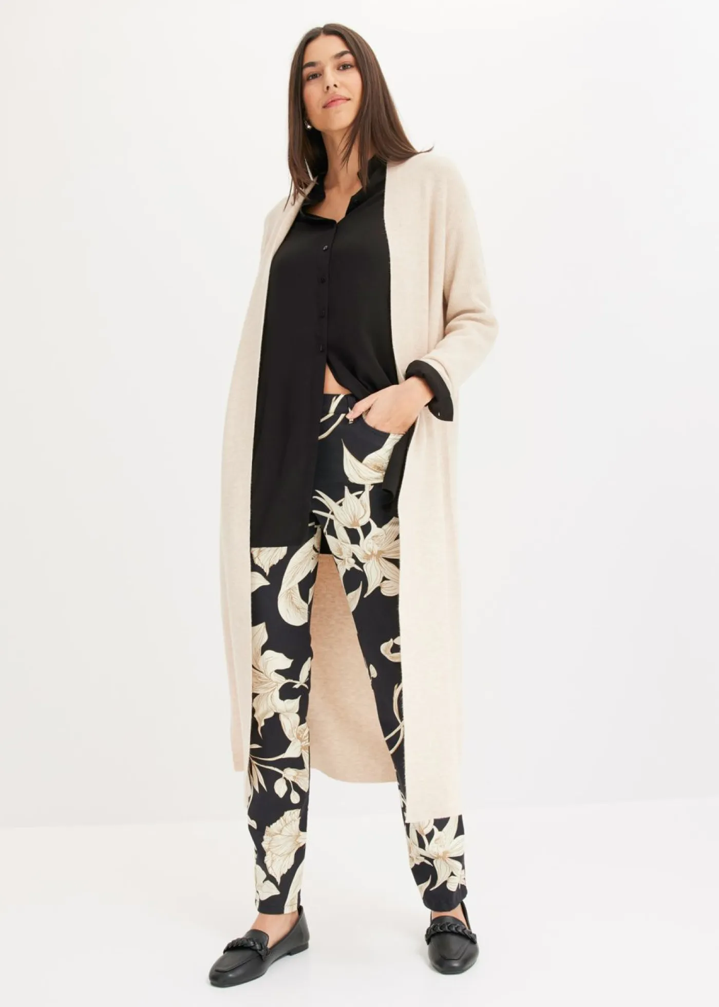 Discount Blusa larga de viscosa Mujer Camisas Y Blusas
