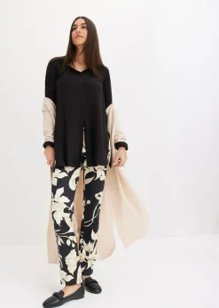 Discount Blusa larga de viscosa Mujer Camisas Y Blusas