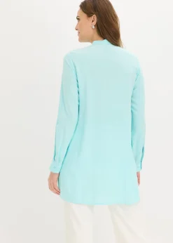 Best Blusa larga de viscosa Mujer Camisas Y Blusas