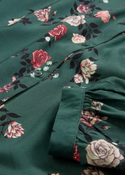 New Blusa larga de viscosa fluida Mujer Camisas Y Blusas