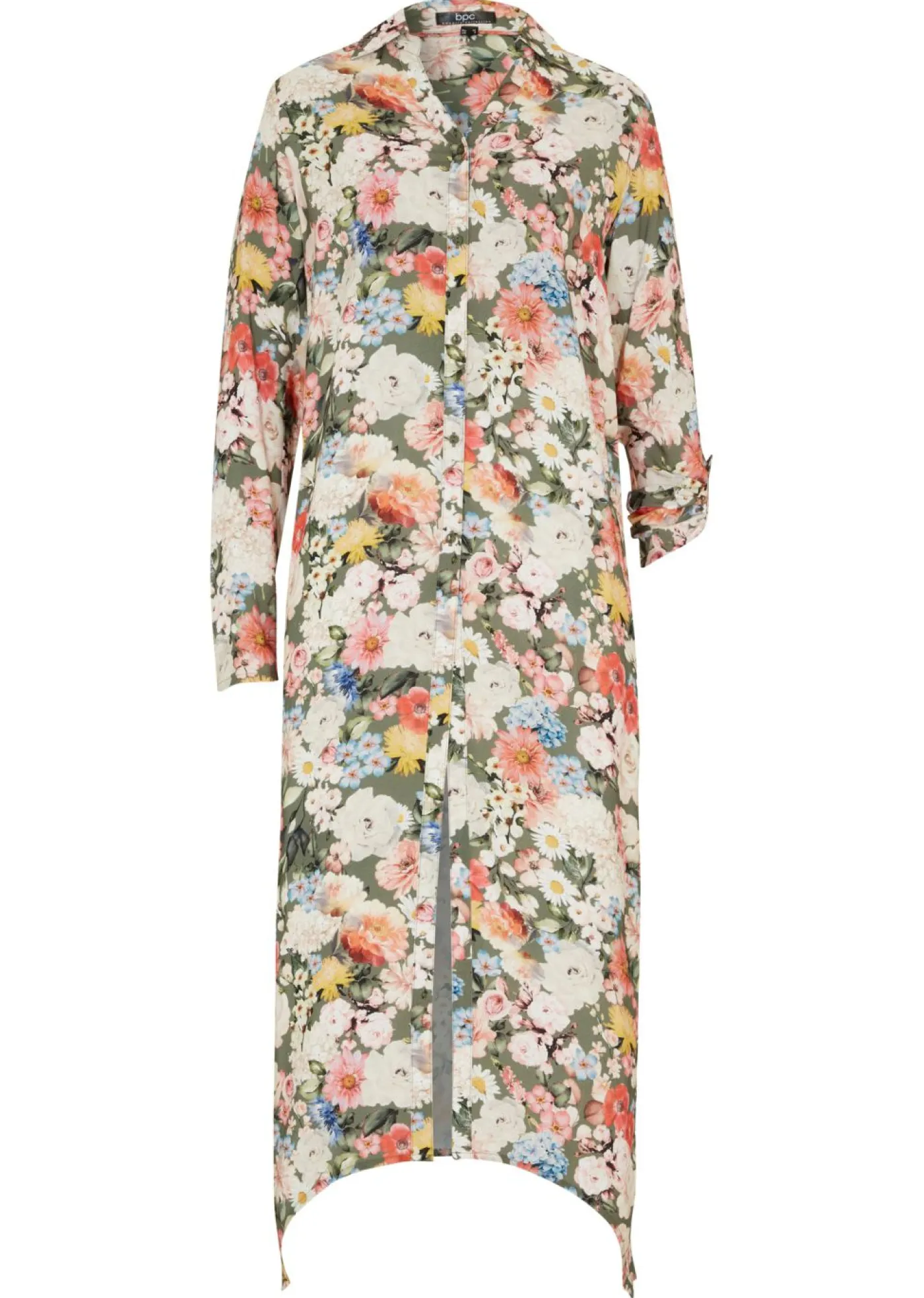 Outlet Blusa larga de viscosa fluida Mujer Camisas Y Blusas