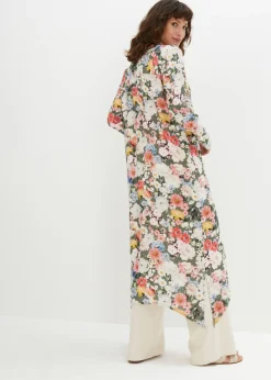 Outlet Blusa larga de viscosa fluida Mujer Camisas Y Blusas