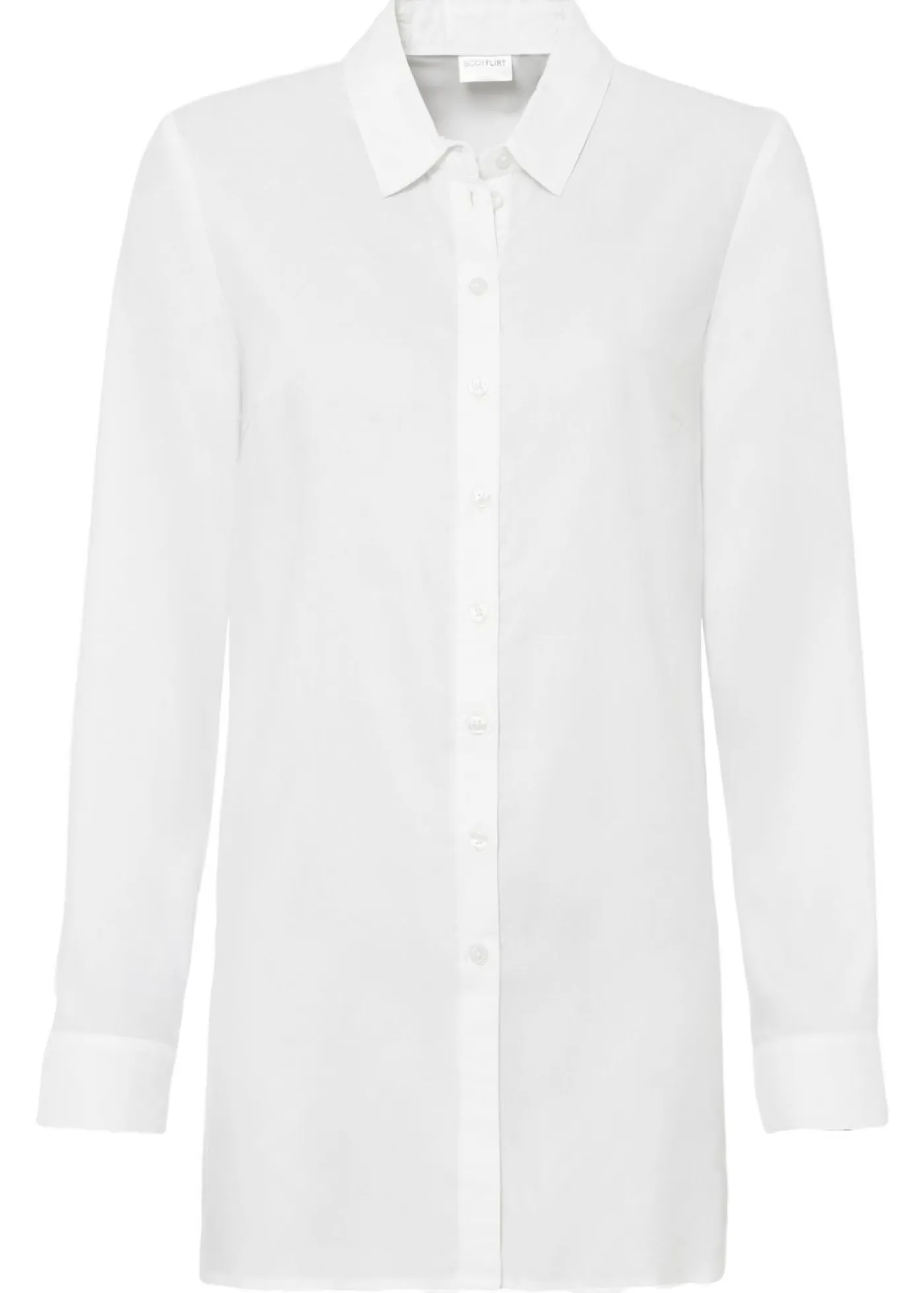 Blusa larga de viscosa pura Mujer Camisas Y Blusas