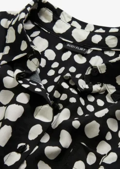 Best Blusa larga estampada de viscosa fluida Mujer Camisas Y Blusas