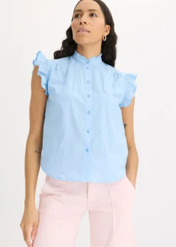 Online Blusa ligera sin mangas Mujer Camisas Y Blusas