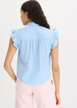 Online Blusa ligera sin mangas Mujer Camisas Y Blusas