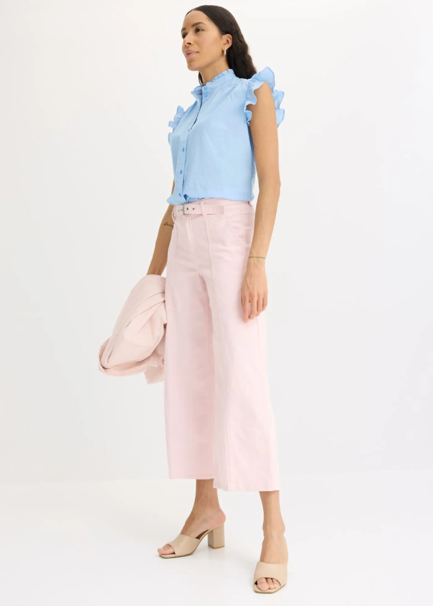 Online Blusa ligera sin mangas Mujer Camisas Y Blusas