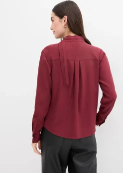 Clearance Blusa ligeramente brillante Mujer Esenciales|Camisas Y Blusas