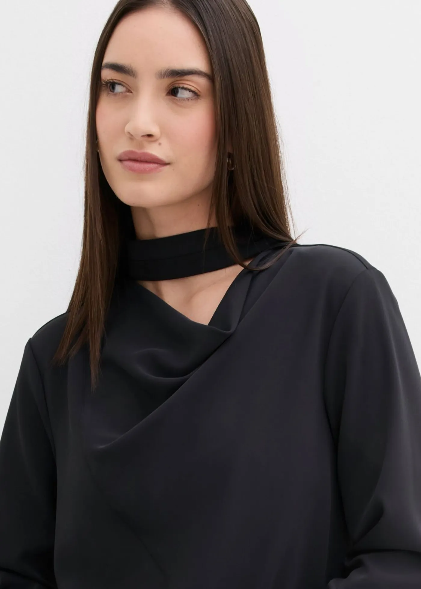 Discount Blusa ligeramente brillante Mujer Esenciales|Camisas Y Blusas